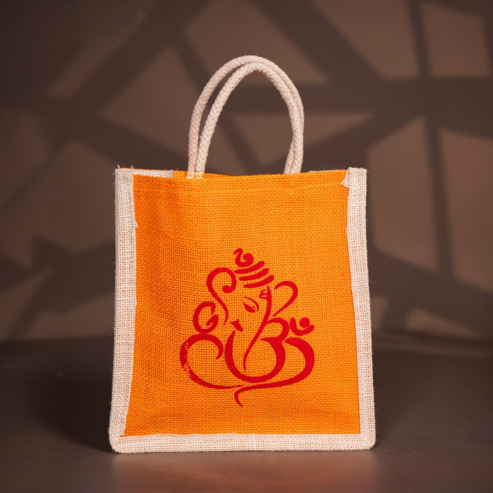 Velora Elise Divine Ganesha Jute Handbag