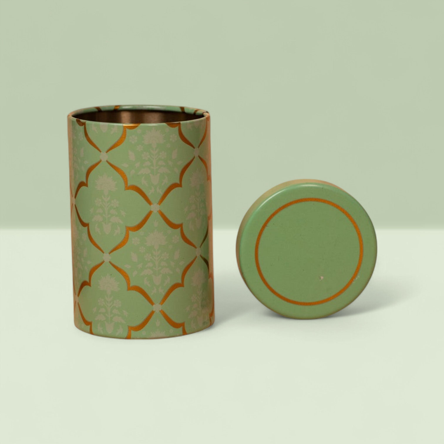 Velora Elise Heritage Pattern Premium Storage Canister