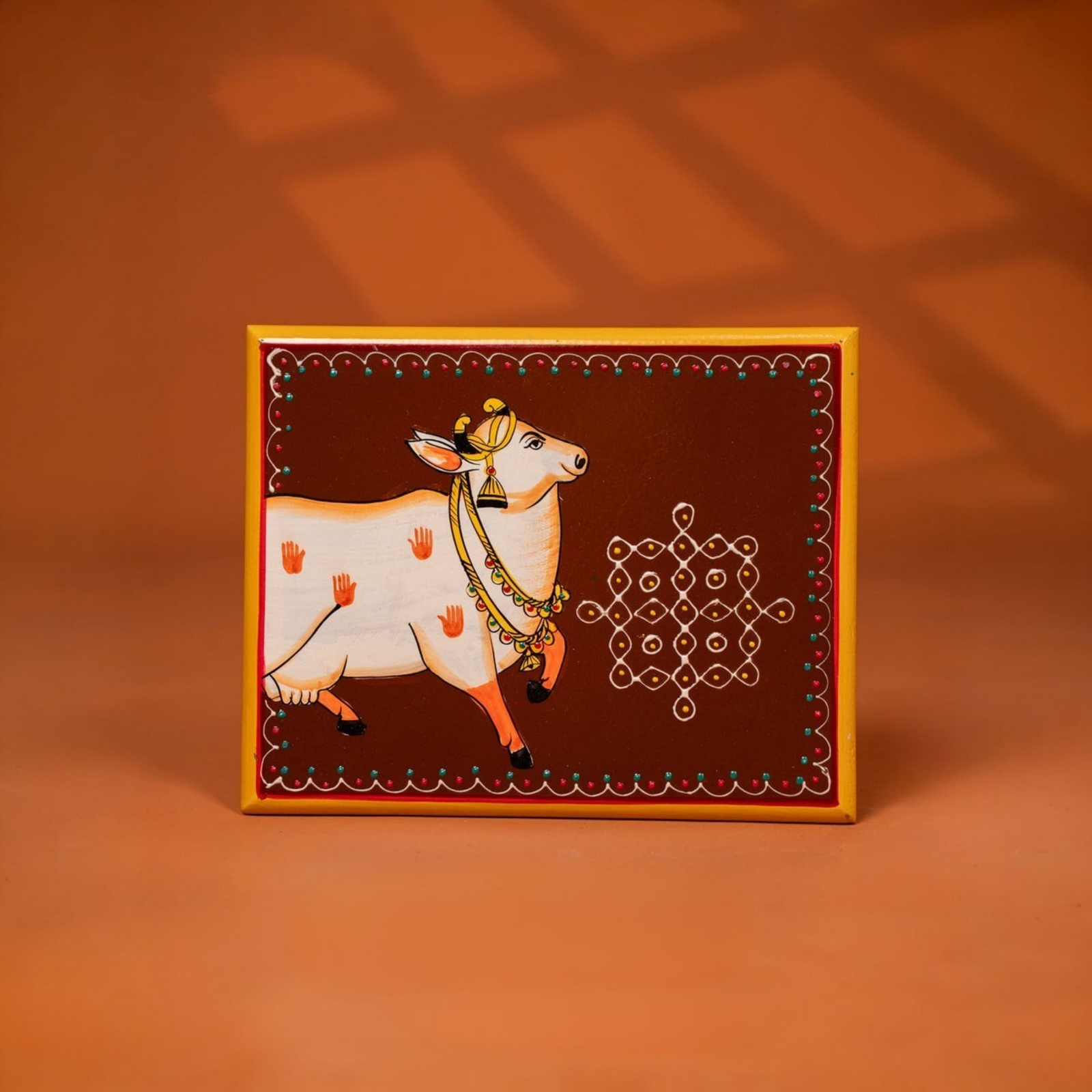 Velora Elise Sacred Cow Traditional Art Decor Frame