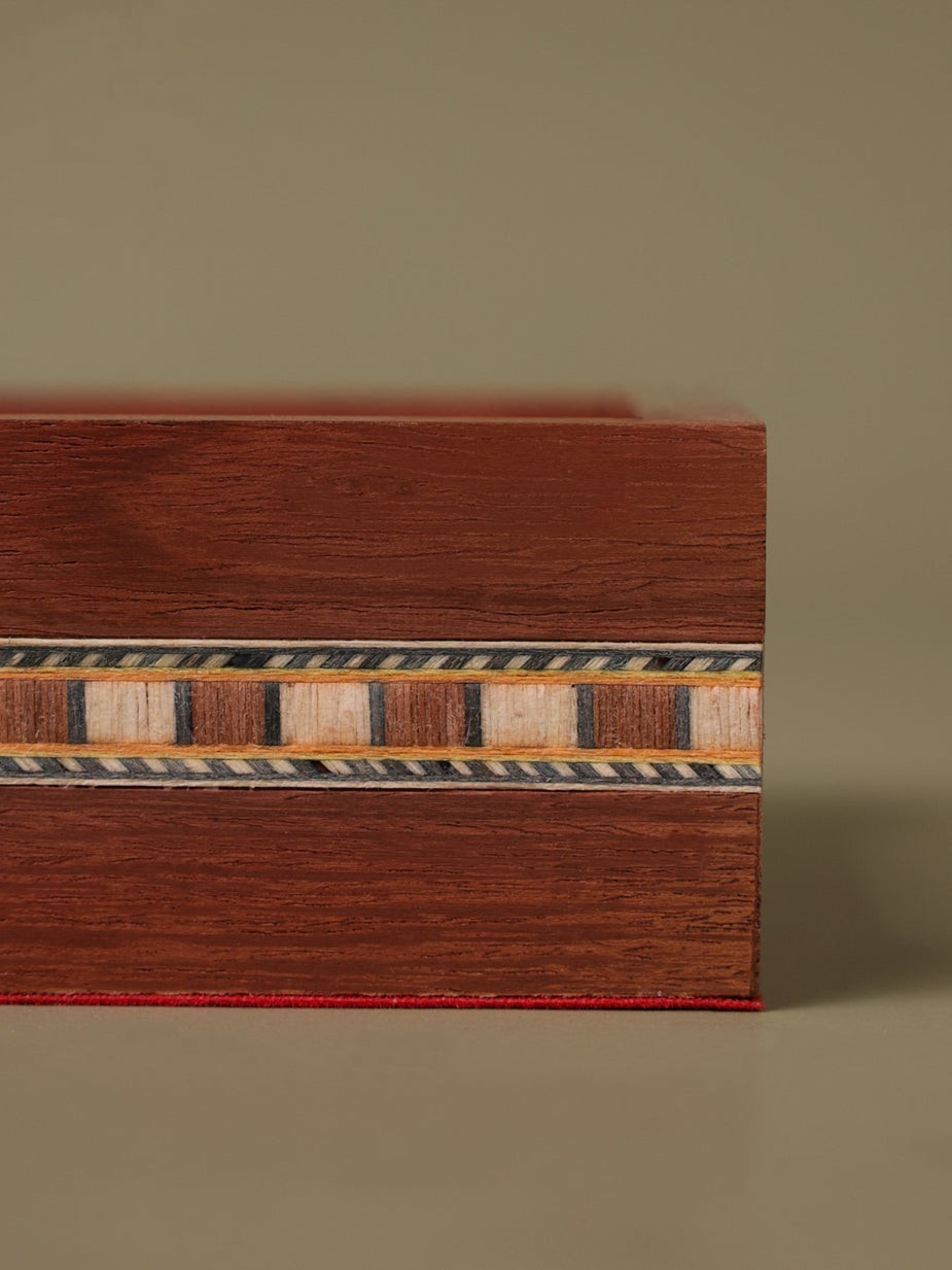 Velora Elise Artisan Stone Inlay Wooden Serving Tray