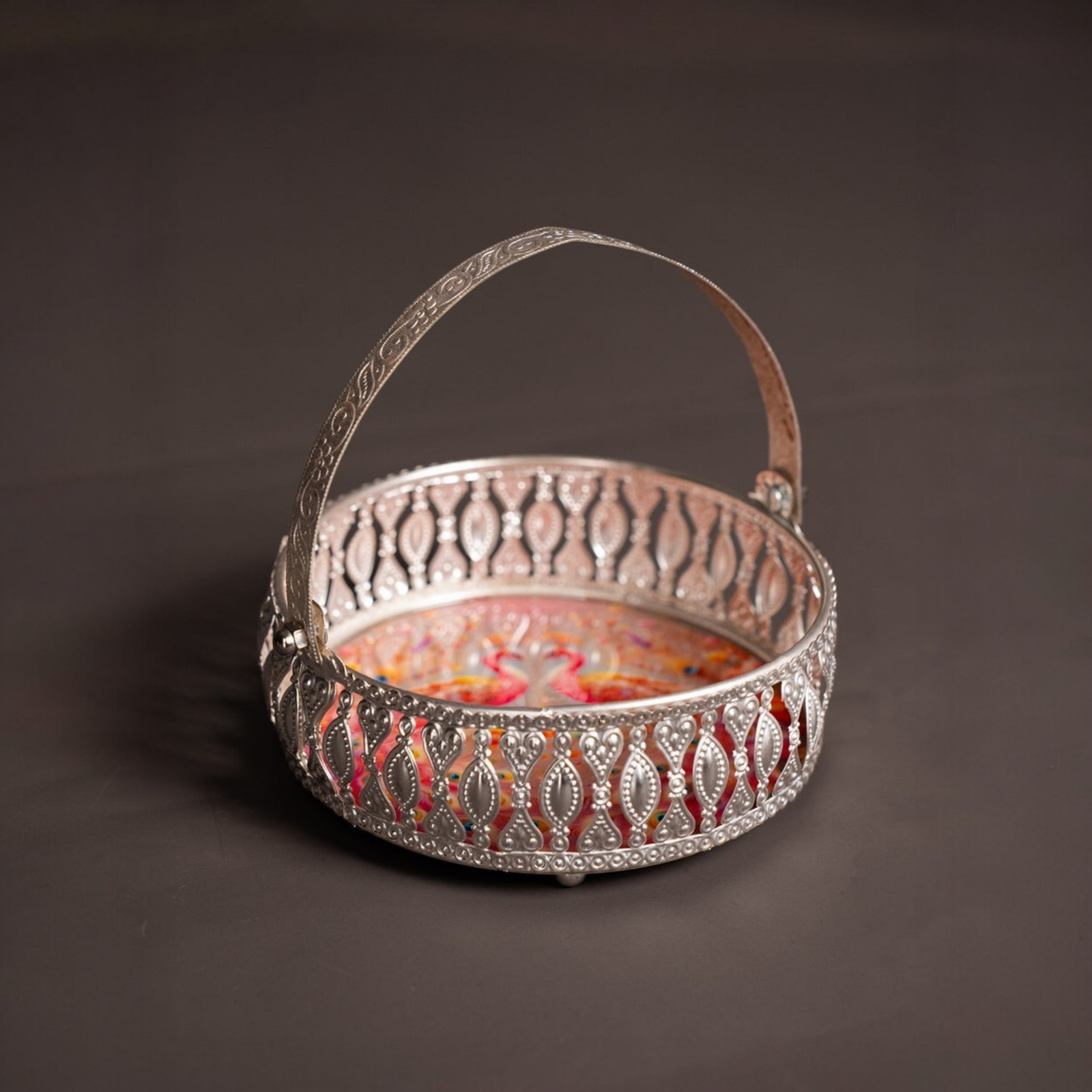 Velora Elise Regal Peacock Symphony Decorative Plate