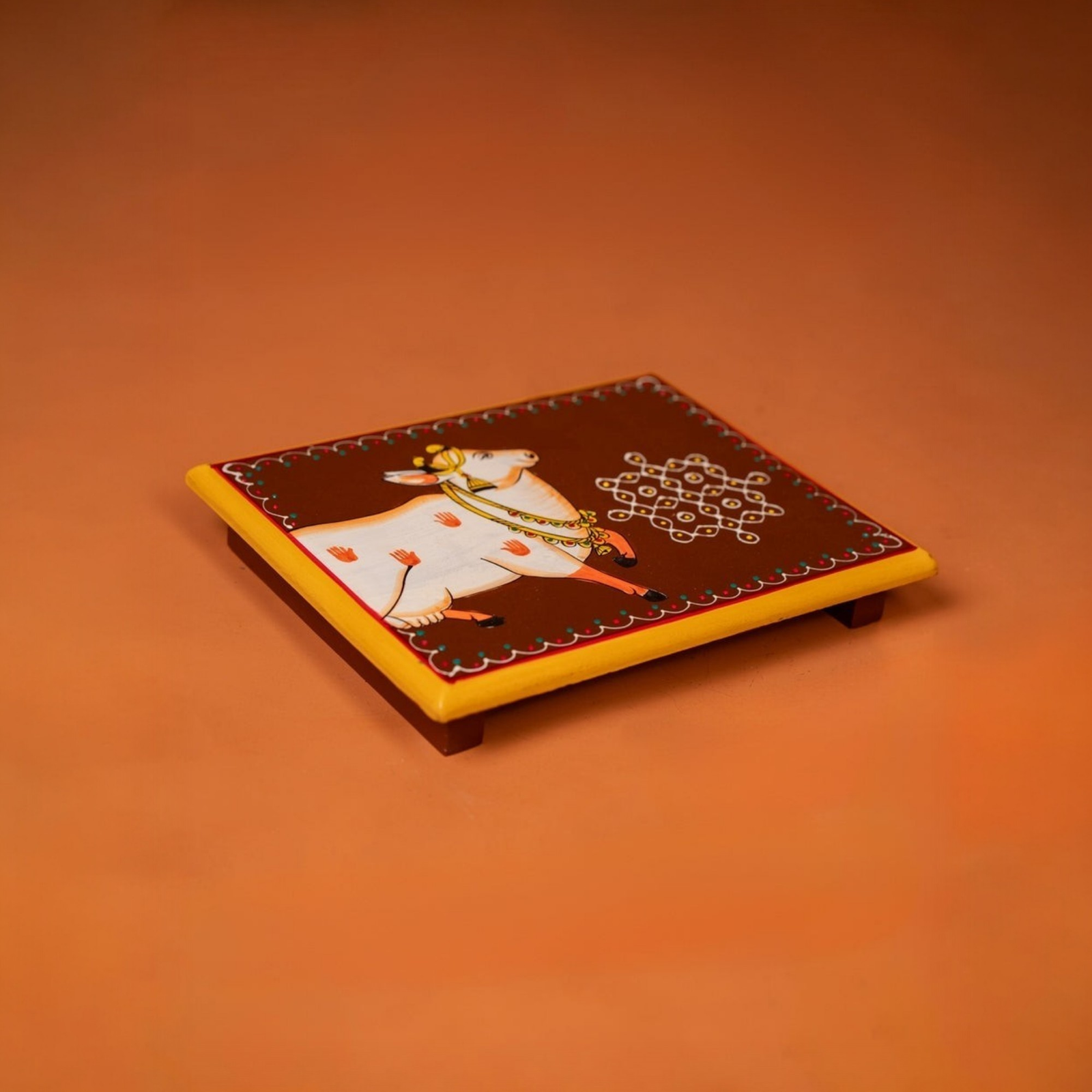 Velora Elise Sacred Cow Traditional Art Decor Frame