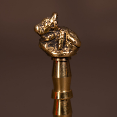 Divine Brass Cow and Calf Decorative Spiritual Showpiece