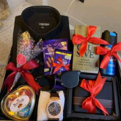 Velora Elise Birthday Memory Teddy Celebration Basket