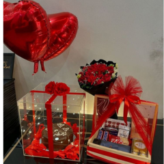 Velora Elise Birthday Memory Teddy Celebration Basket