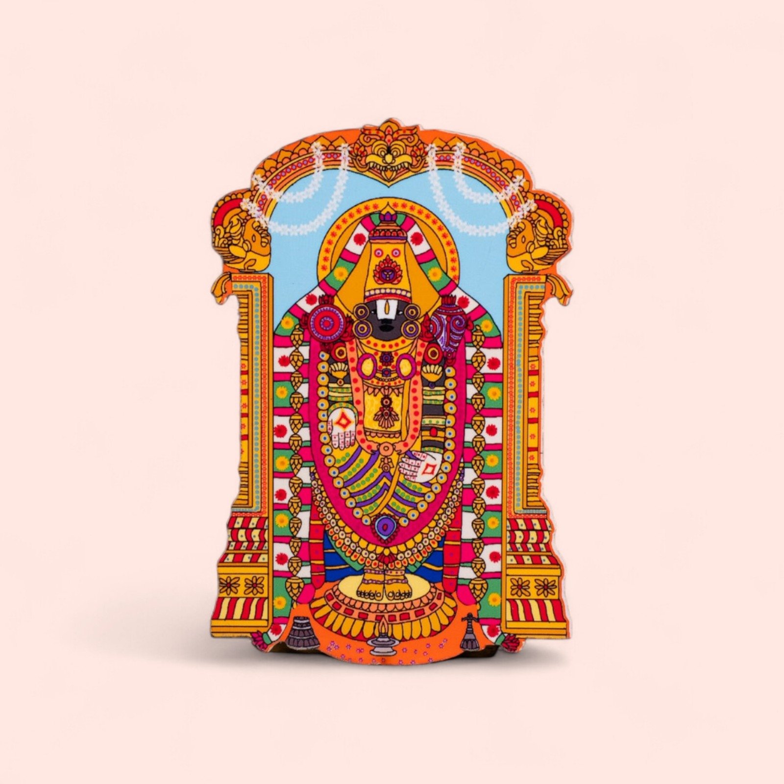 Lord Venkateswara Devotional Fridge Magnet