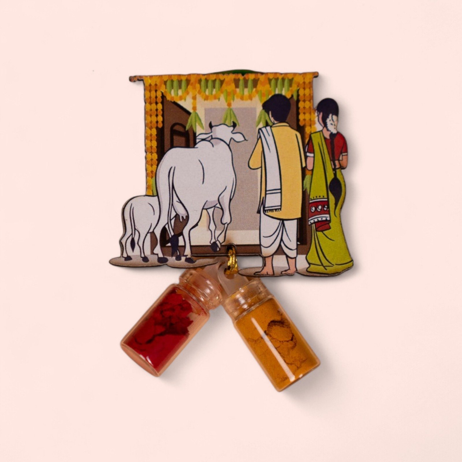 Sacred Cow Welcome Kumkum Pooja Set