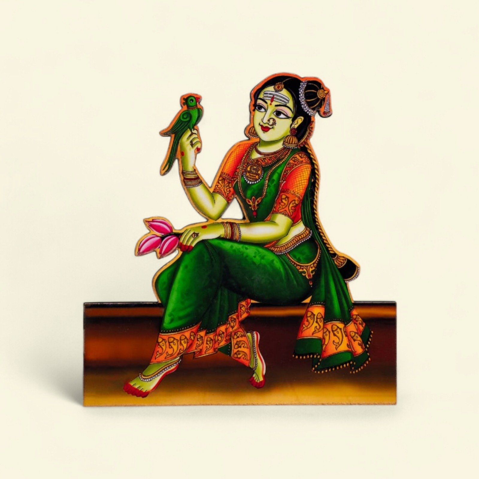 Goddess Meenakshi Devotional Fridge Magnet