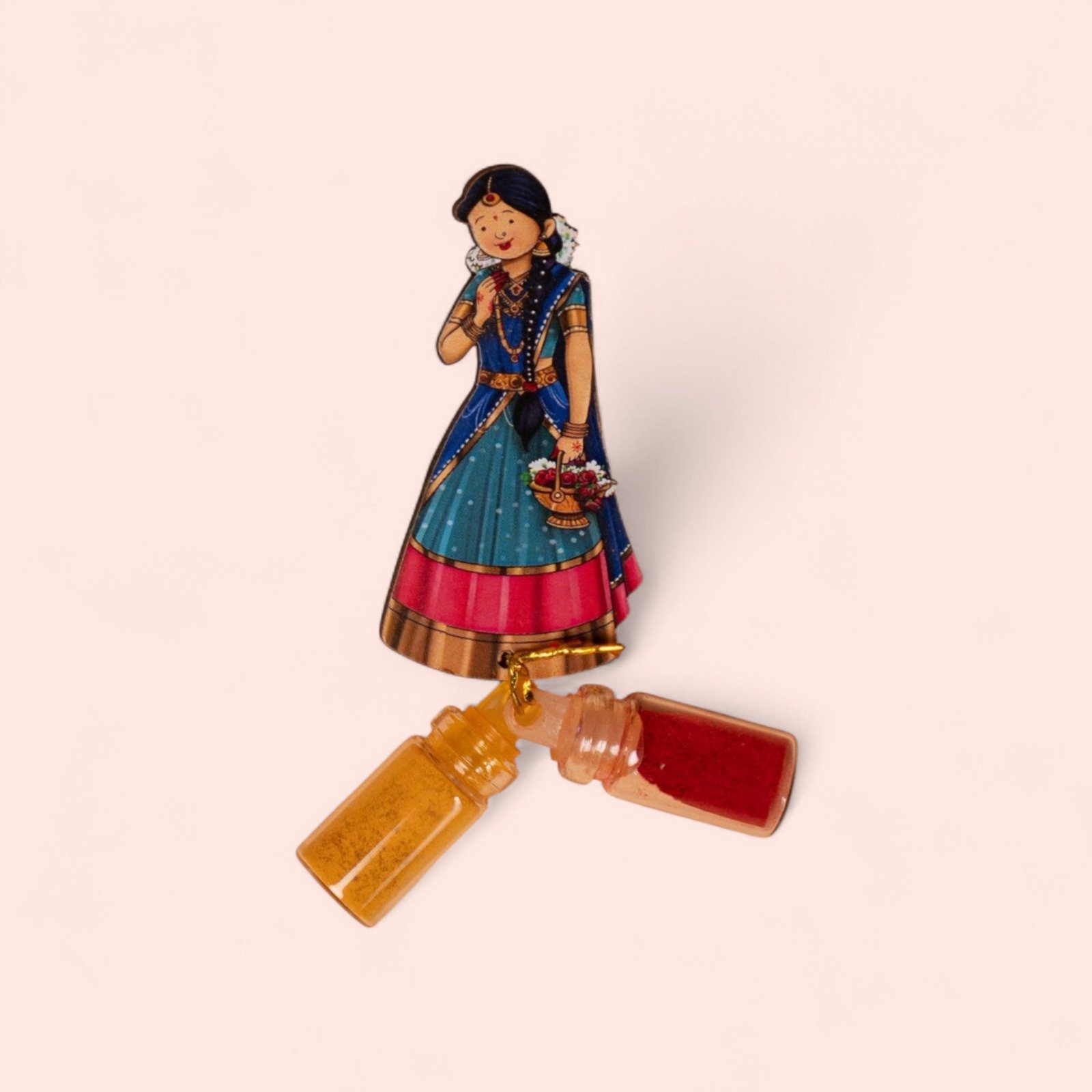 Traditional Kumkum & Turmeric Pooja Set