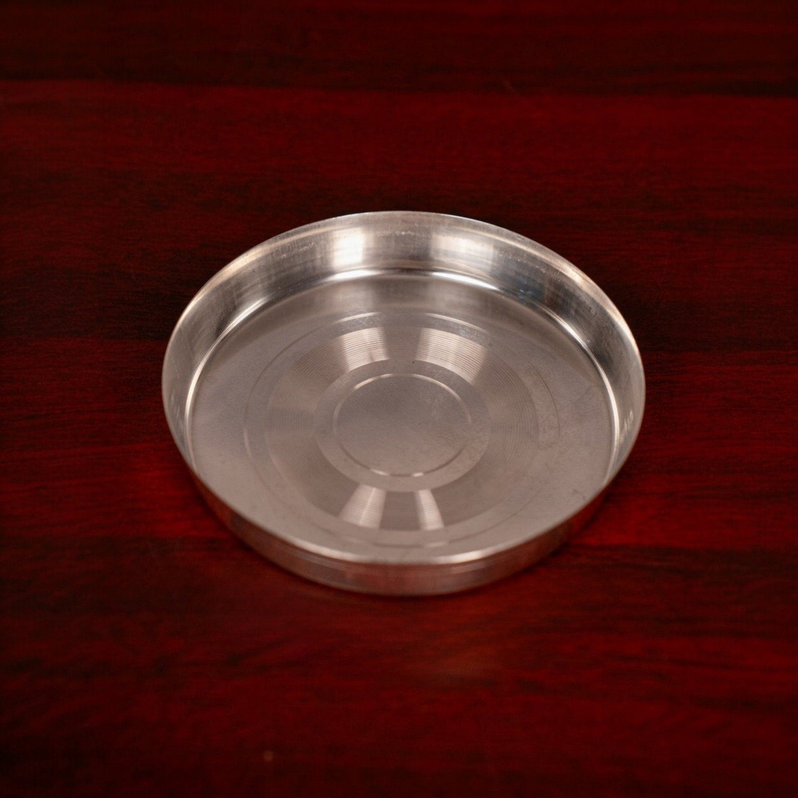 Classic Silver Pooja Thali Plate