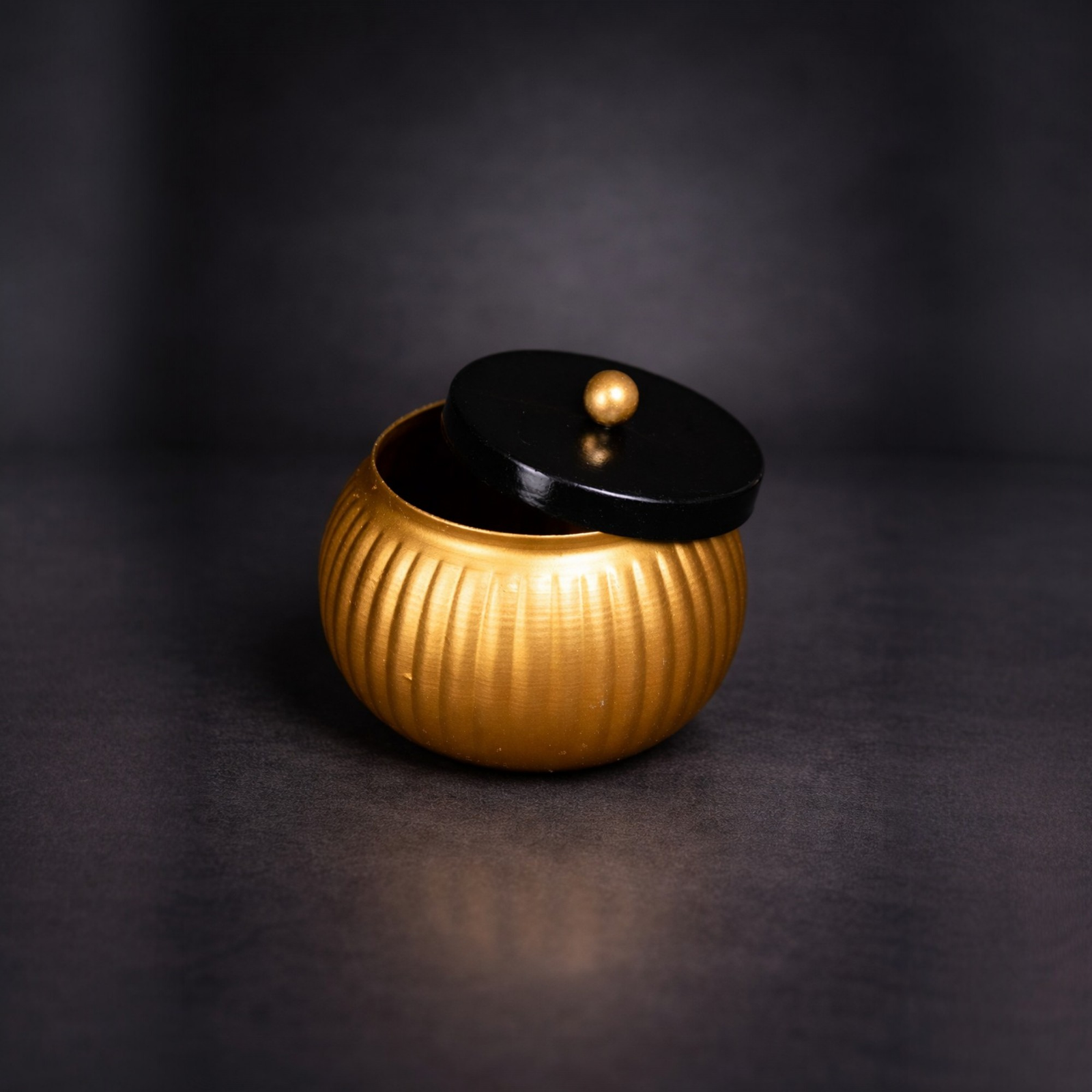 Velora Elise Golden Aura Storage Jar