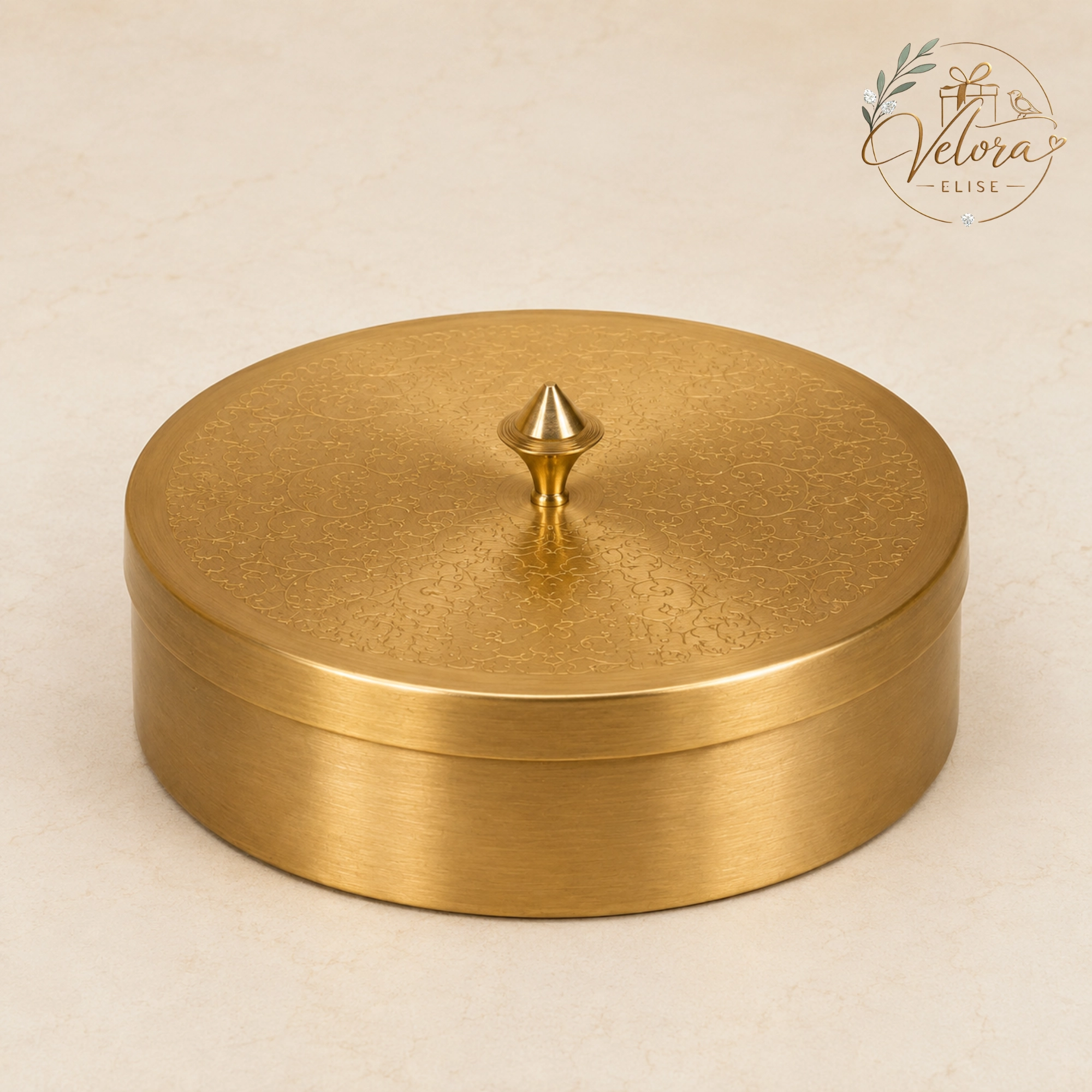 Brass Masala Box