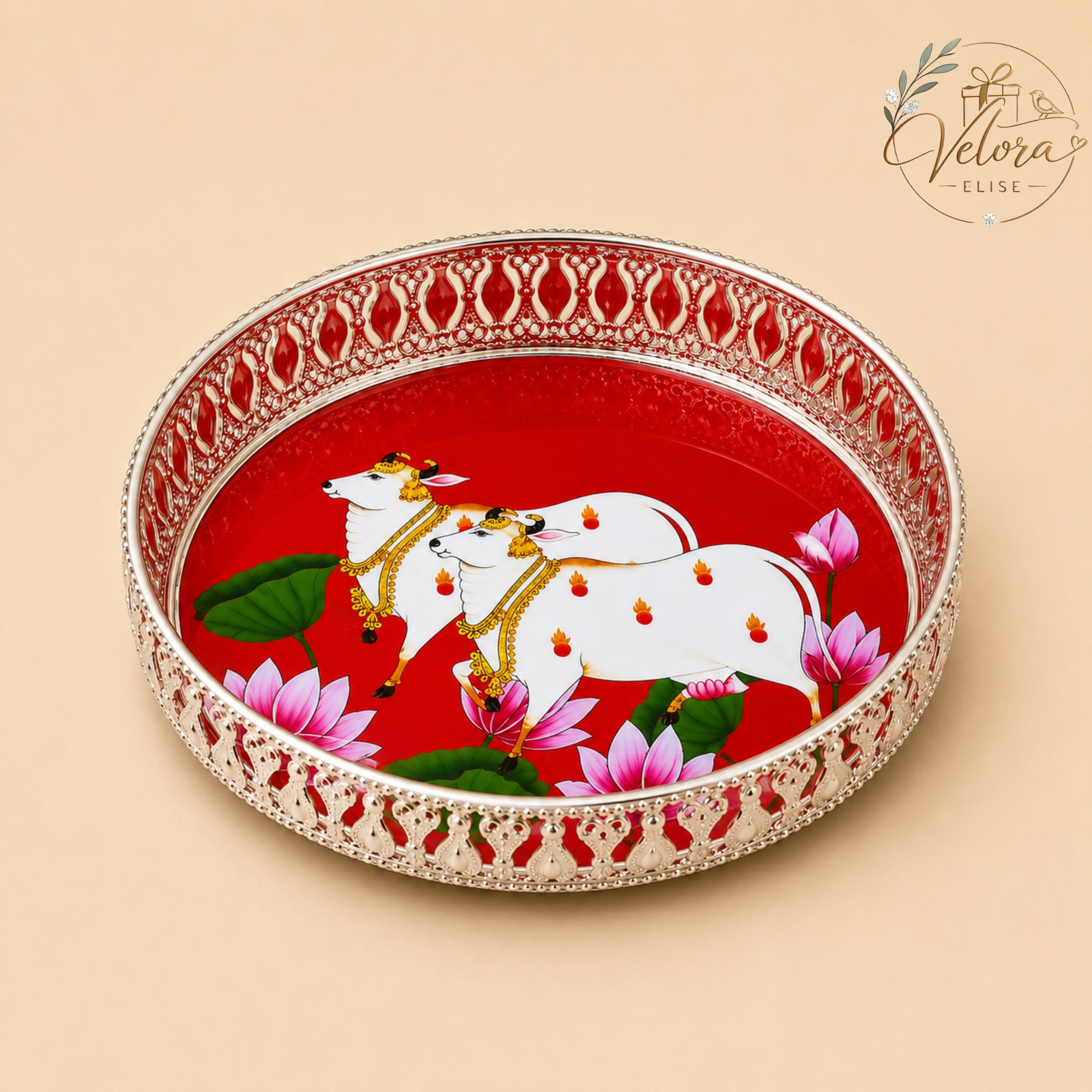 German Silver Gift Tray