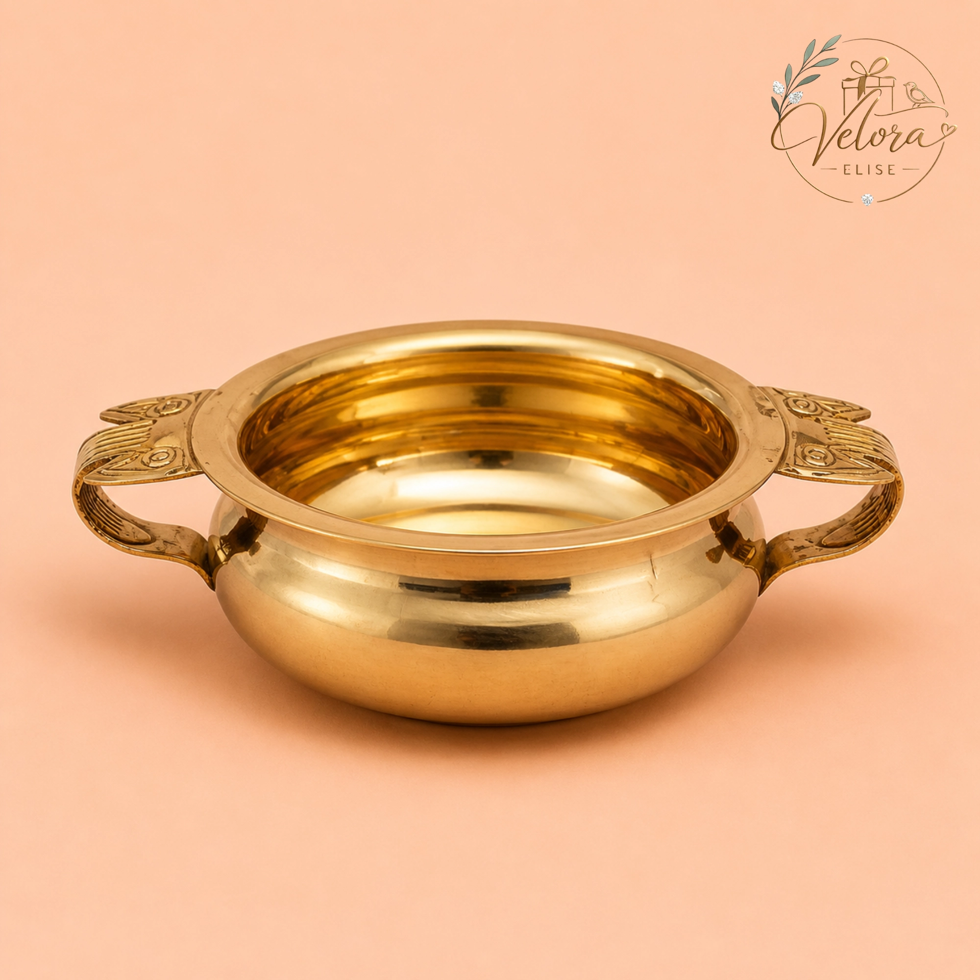 Brass Plain Urli - 6 Inch