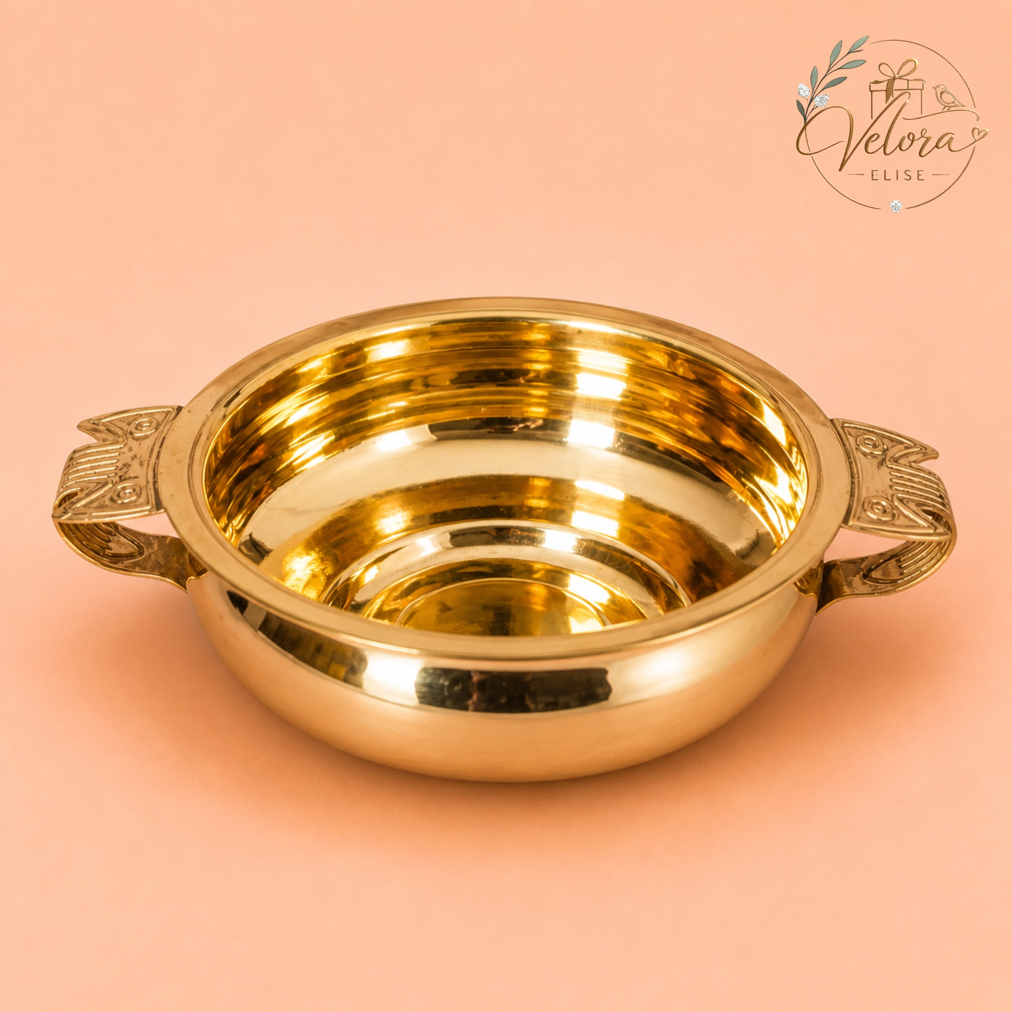 Brass Plain Urli - 6 Inch
