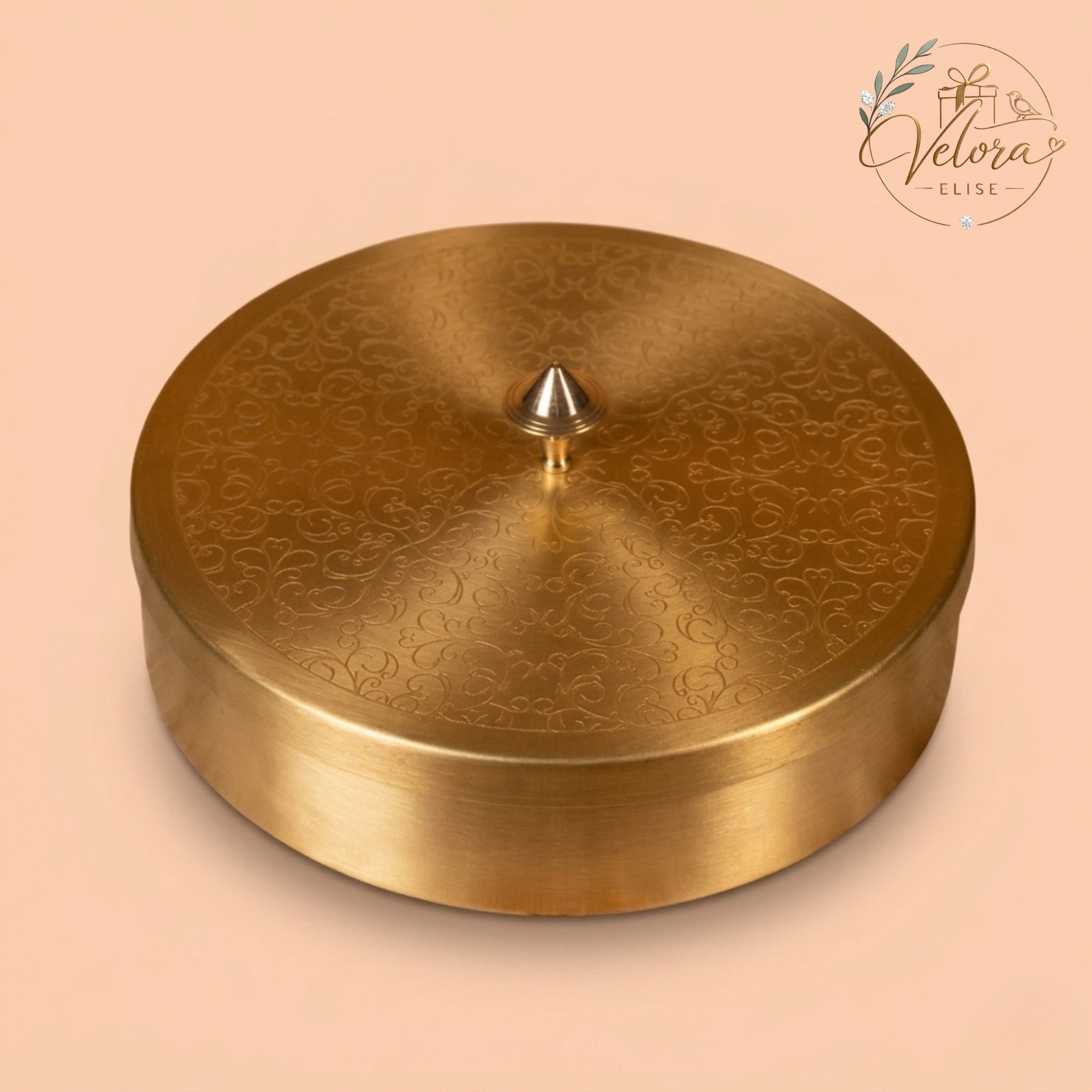 Brass finish Spice Box