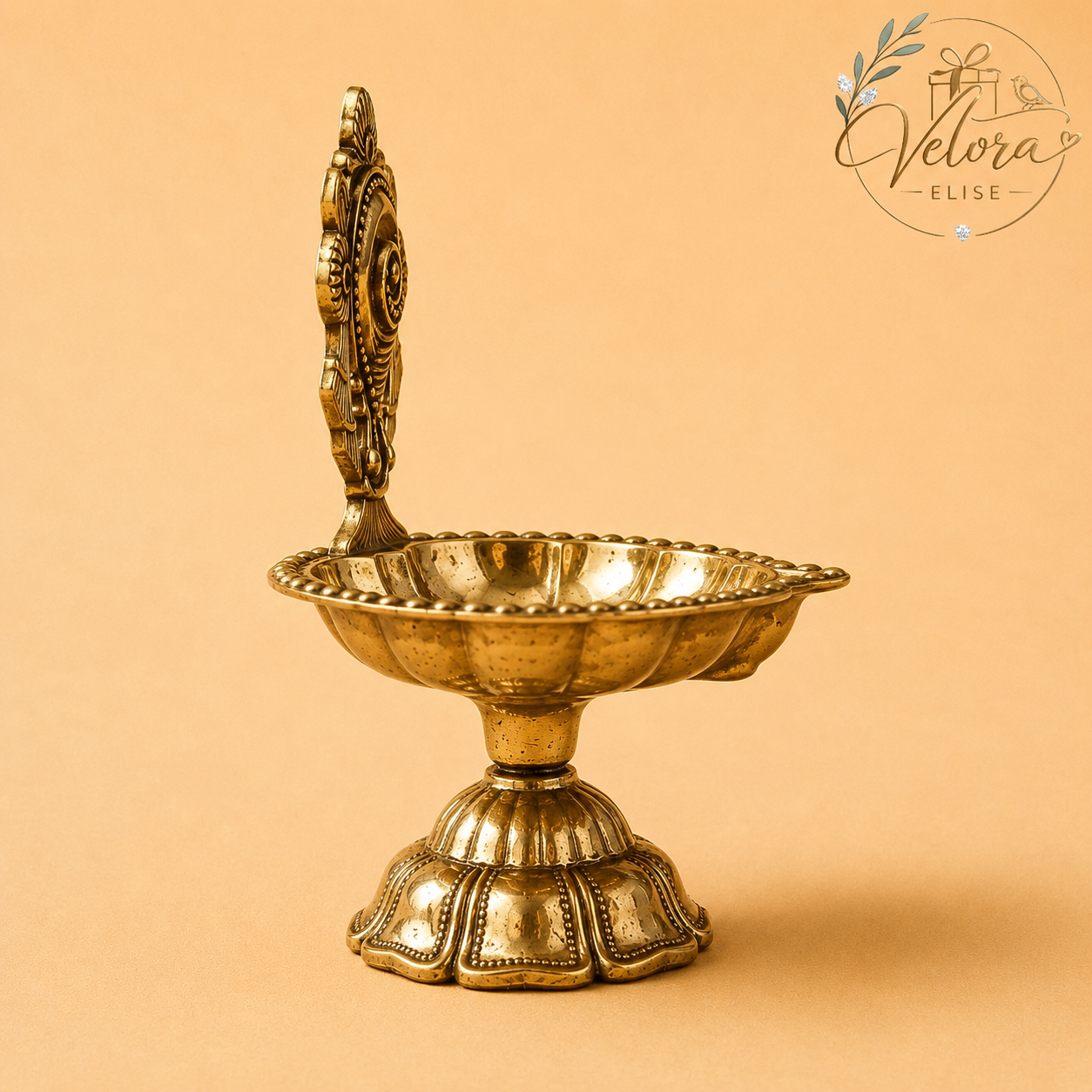 Ganesha Brass Diya