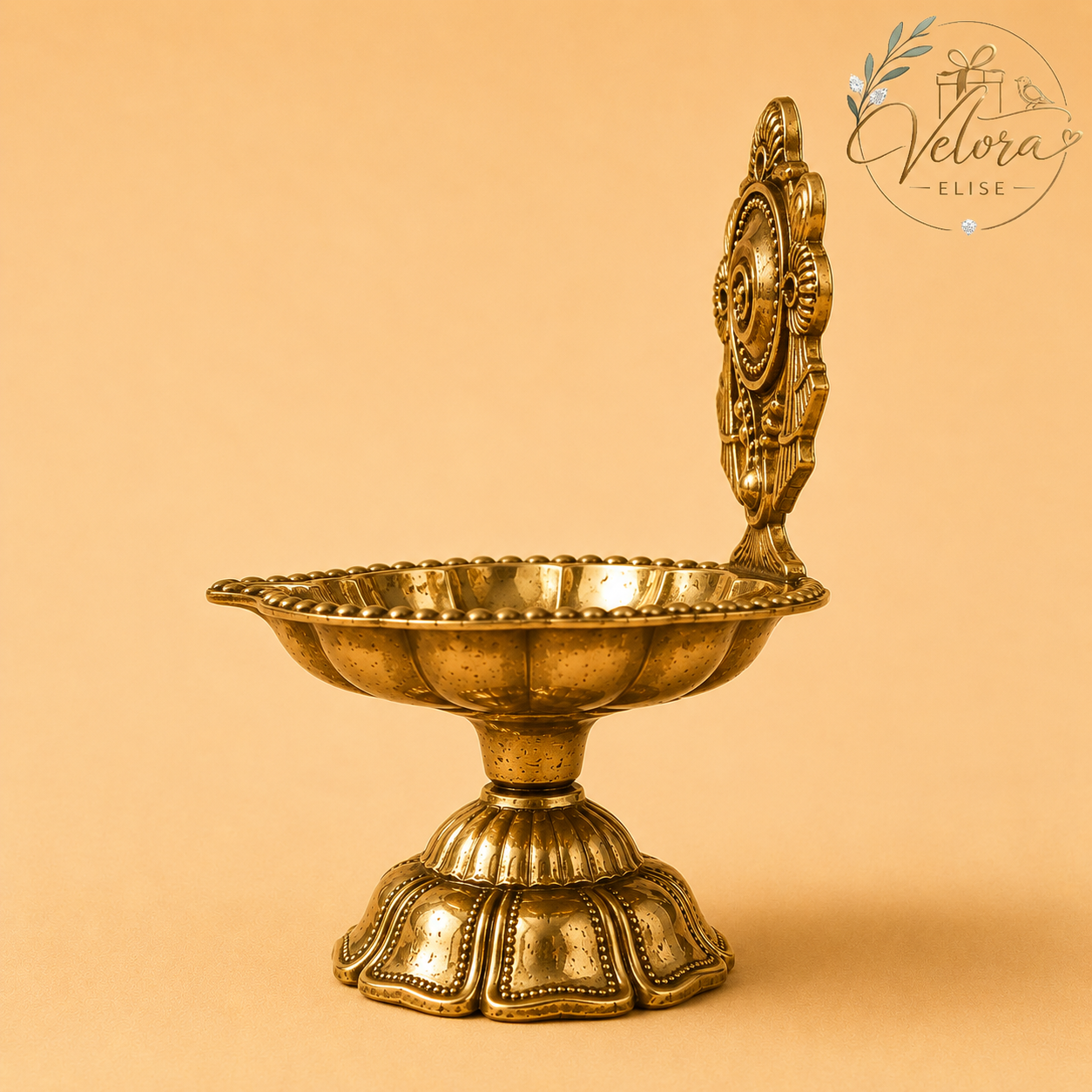 Ganesha Brass Diya