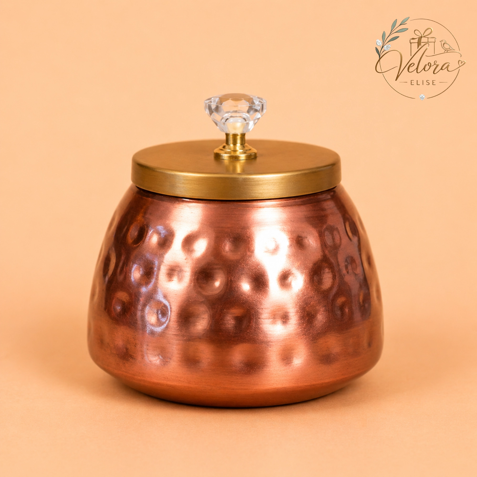 German Copper Coated Jar (Air Tight)