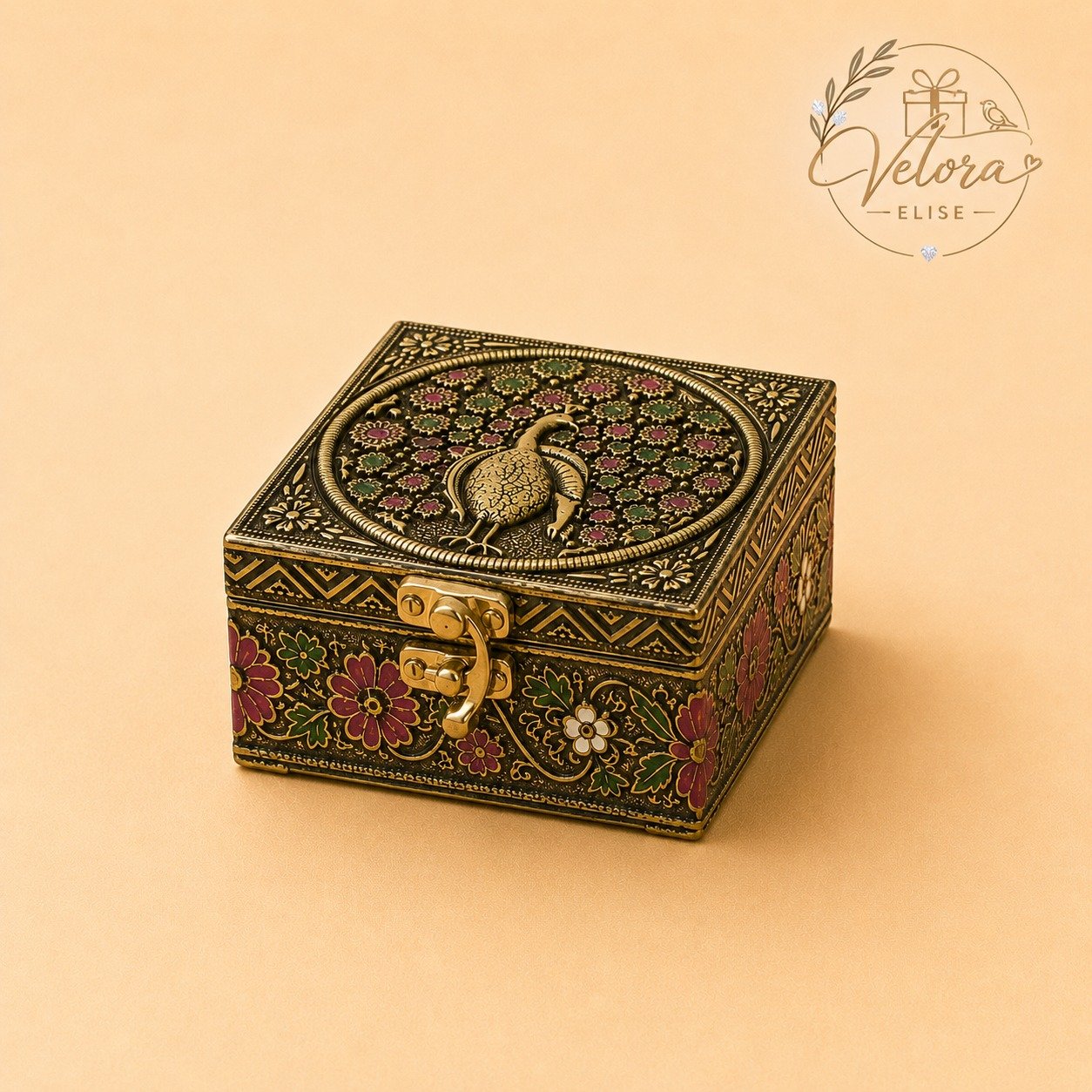 Meenakari Jewelry Box