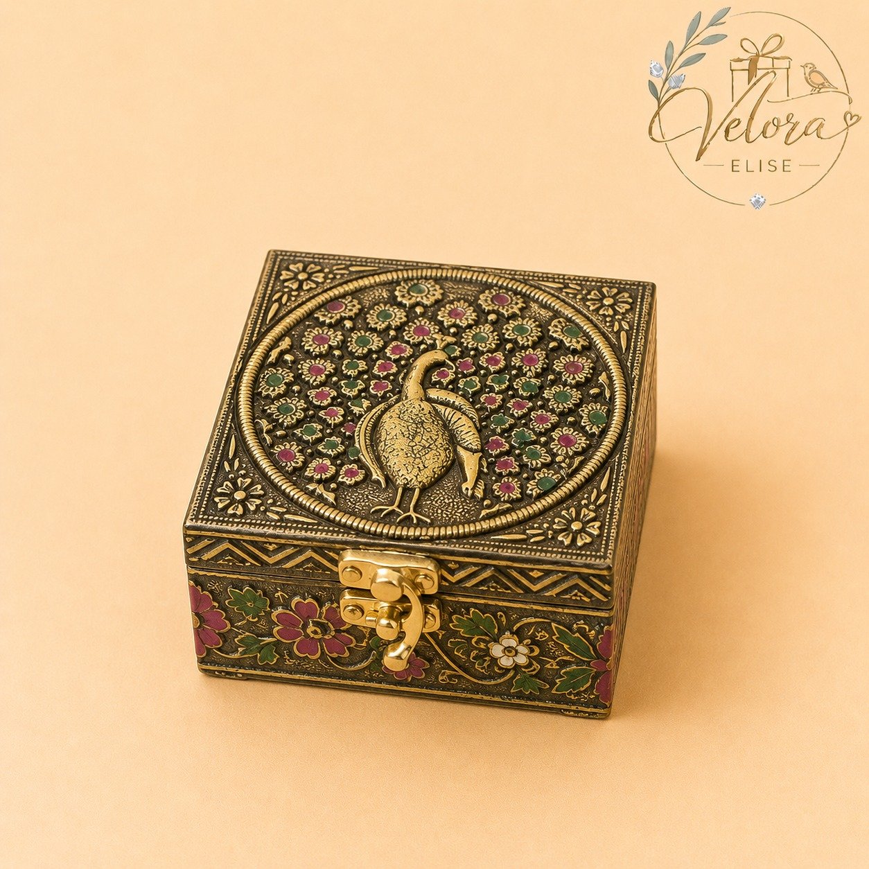 Meenakari Jewelry Box