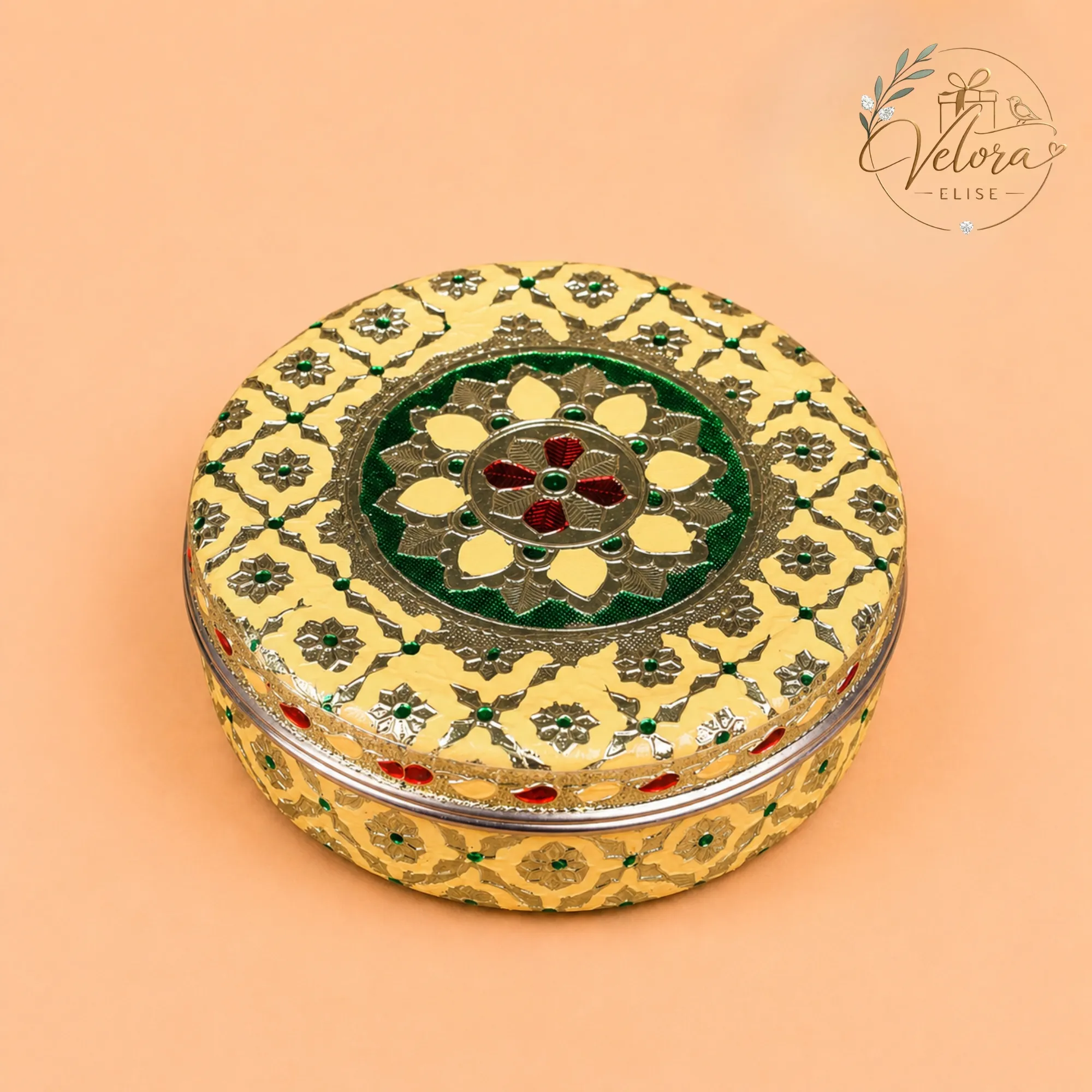 Meenakari Steel Box