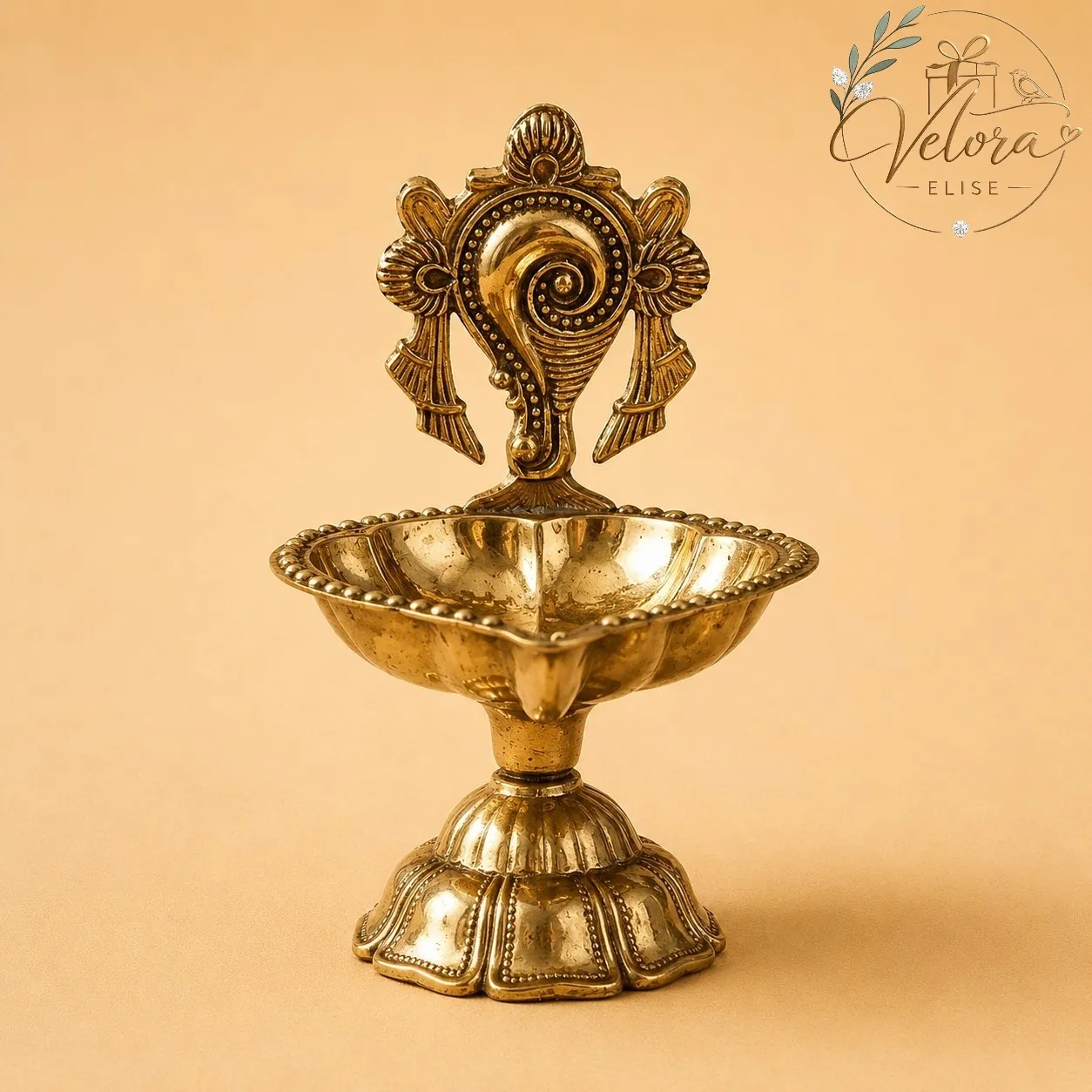 Ganesha Brass Diya
