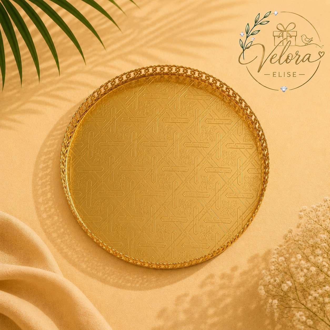 Brass Round Tray
