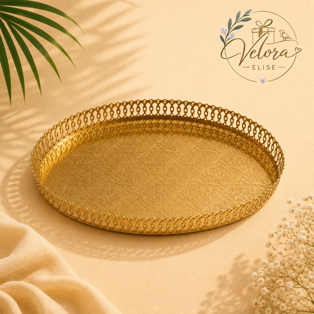 Brass Round Tray