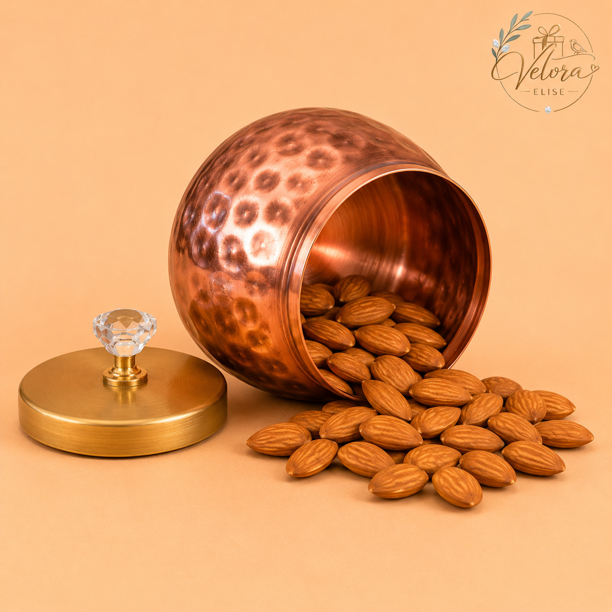 German Copper Coated Jar (Air Tight)