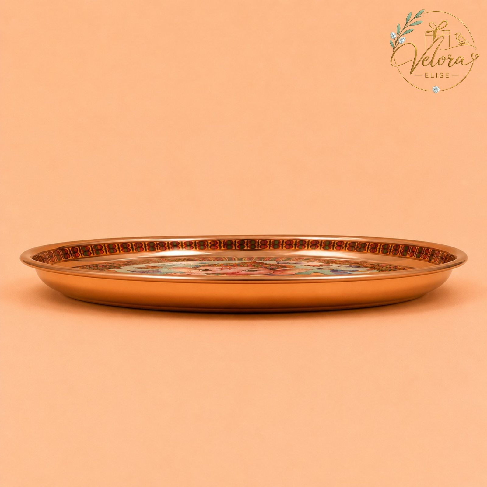 Ganesha Butterfly Plate