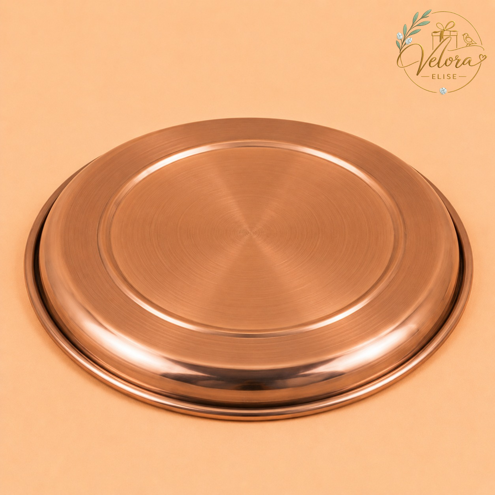 Pichwai Cow & Lotus Plate