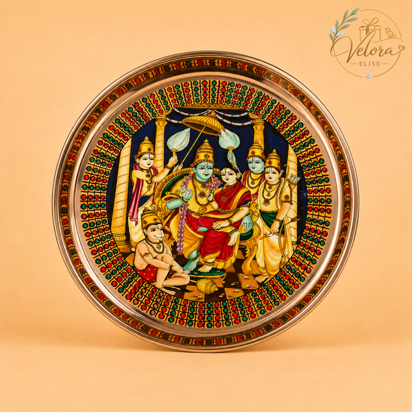 Ram Darbar Art Plate