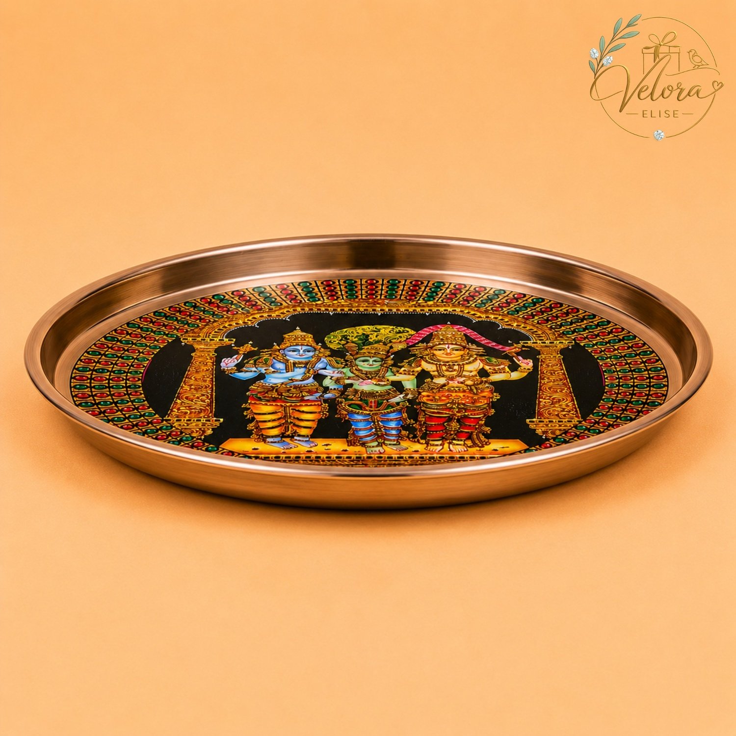 Sacred Murugan Art Plate