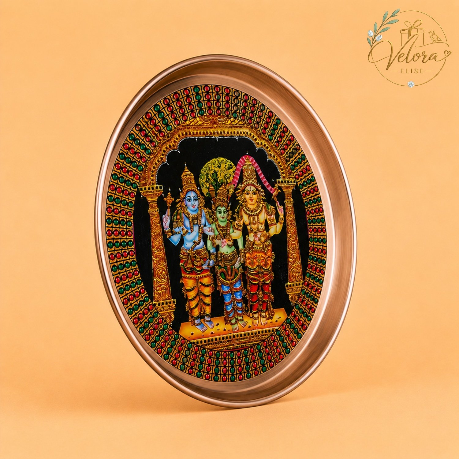 Sacred Murugan Art Plate