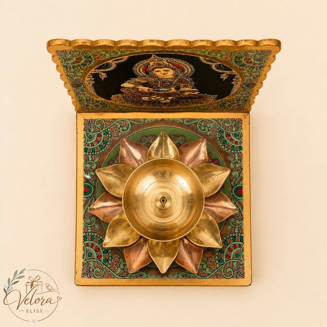Lakshmi Diya Lamp Stand