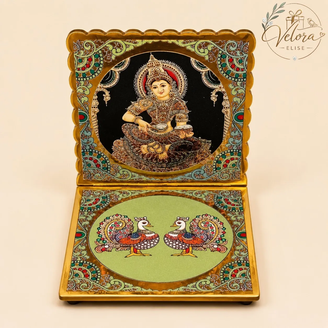 Lakshmi Diya Lamp Stand