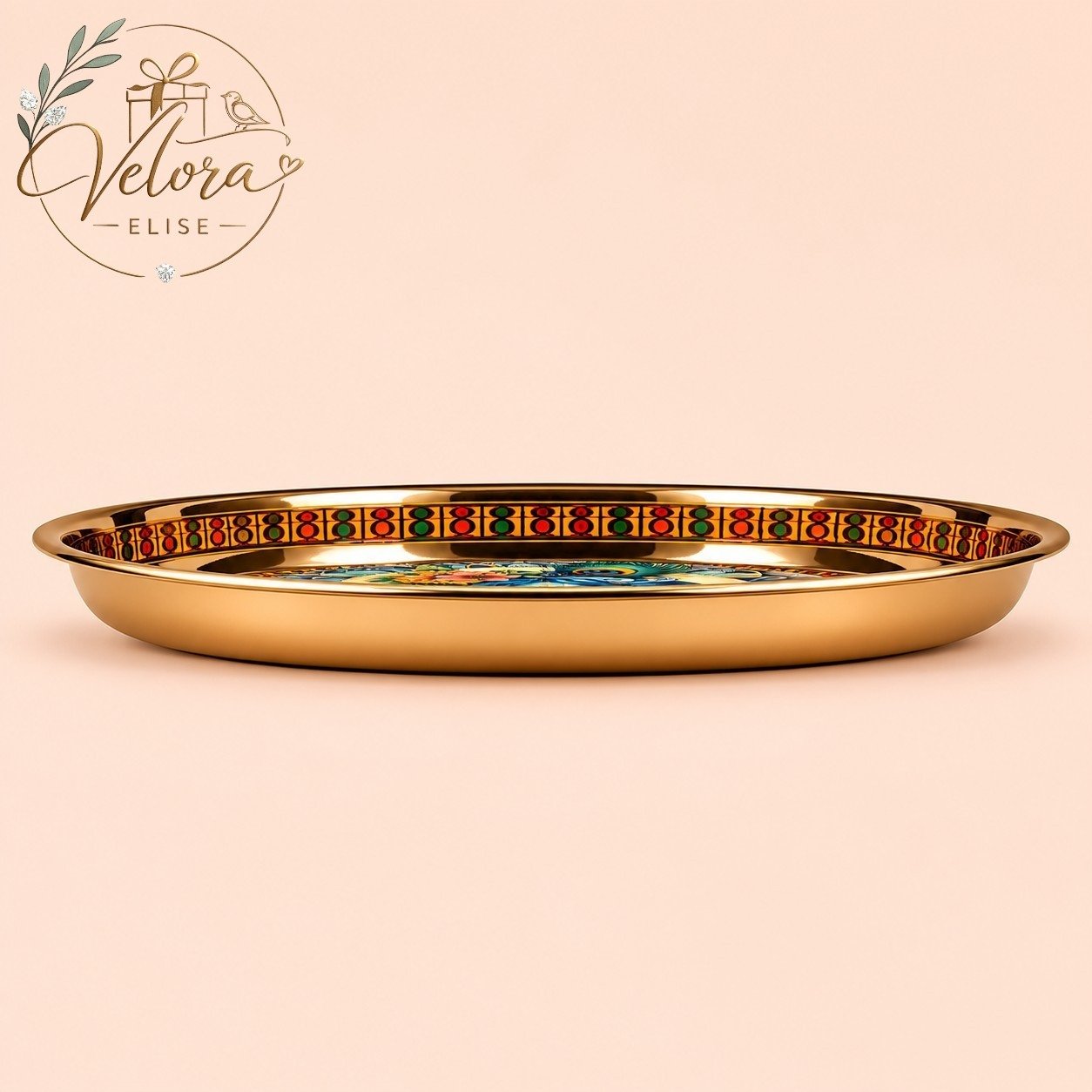 Tanjore Lakshmi Pooja Plate