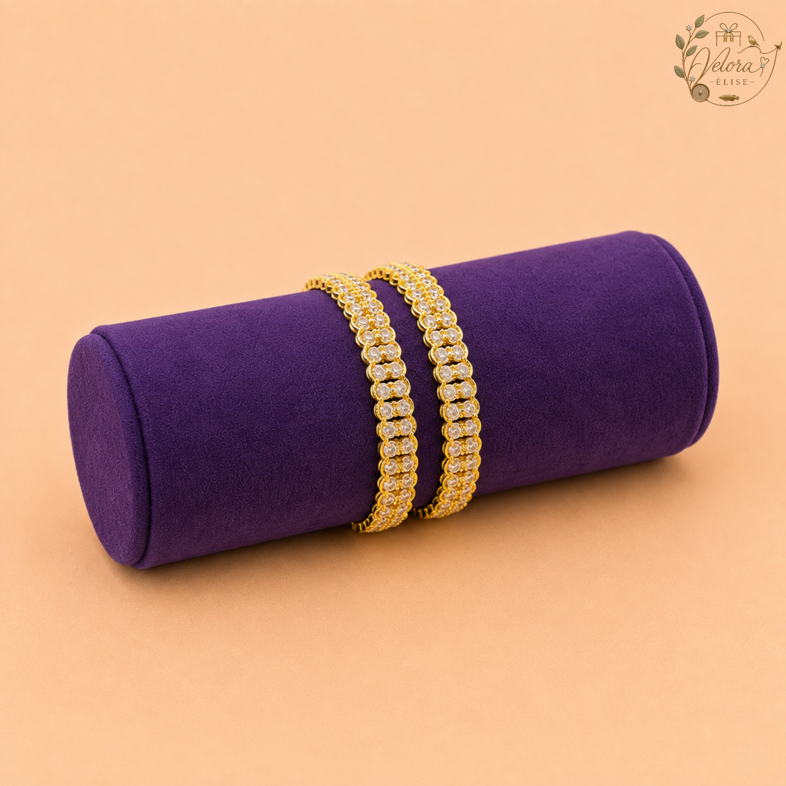 Luxury Crystal Line Bangles