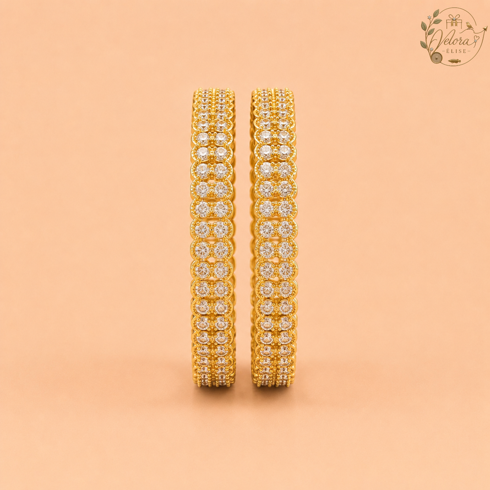 Luxury Crystal Line Bangles