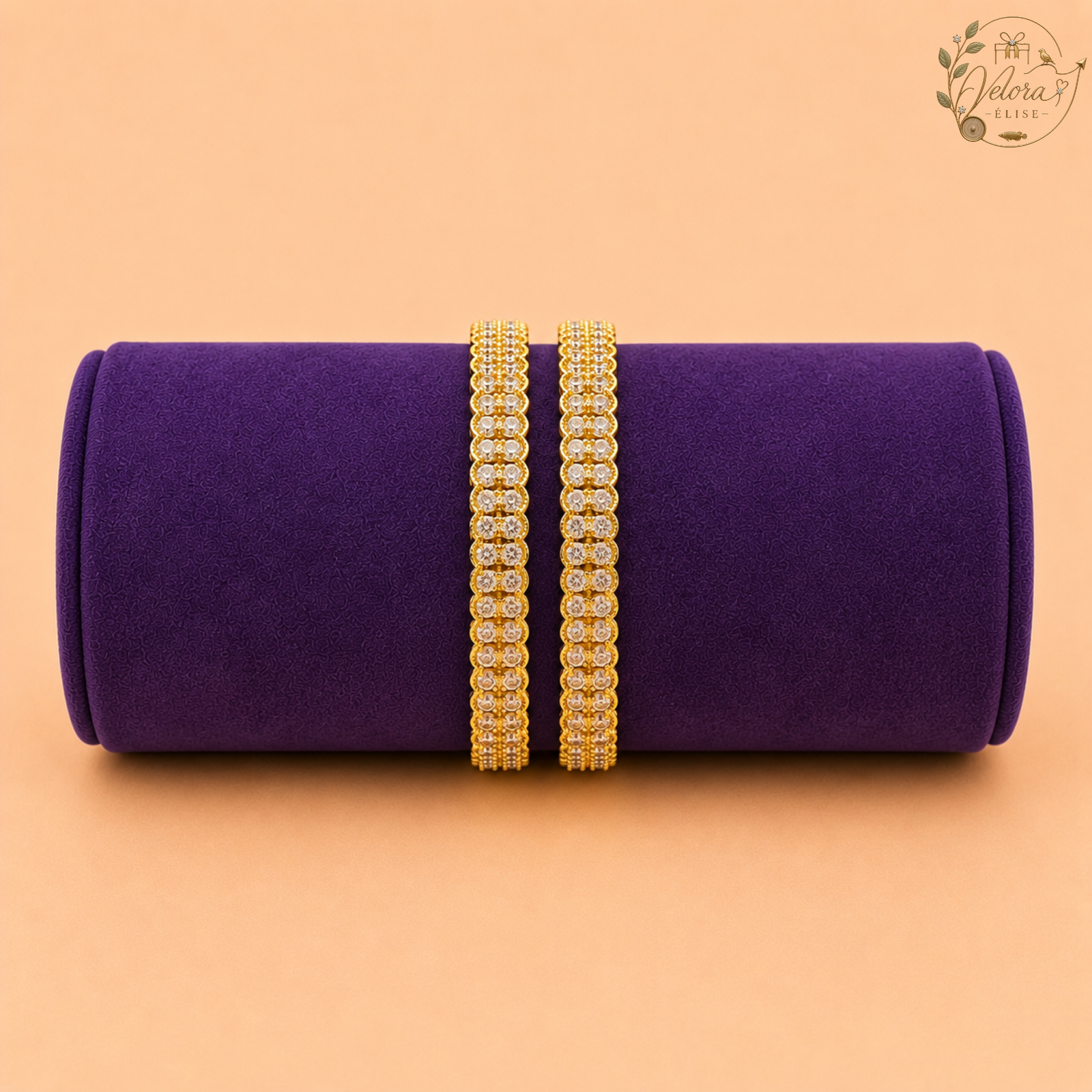 Luxury Crystal Line Bangles