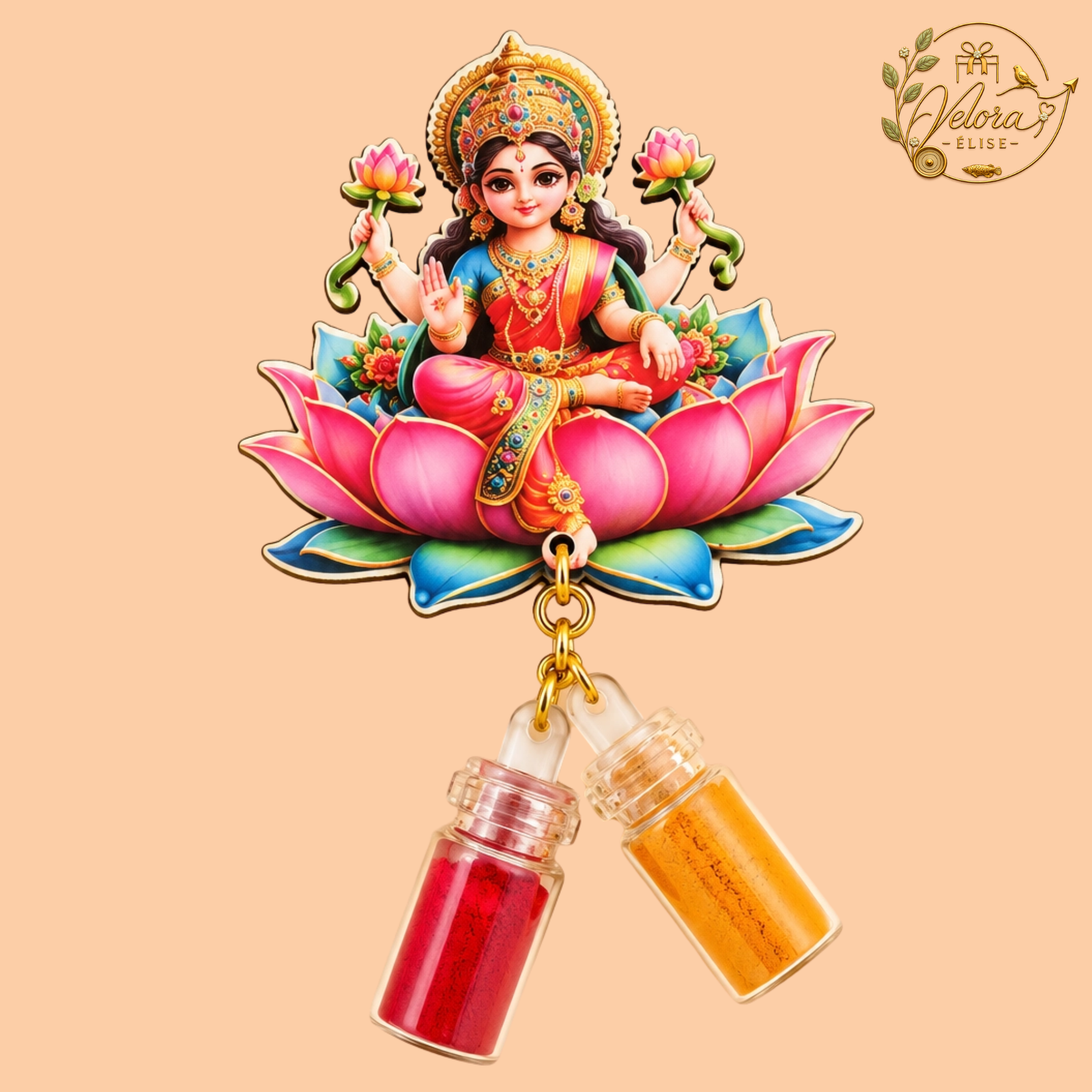 MDF Manjal Kumkum Holder