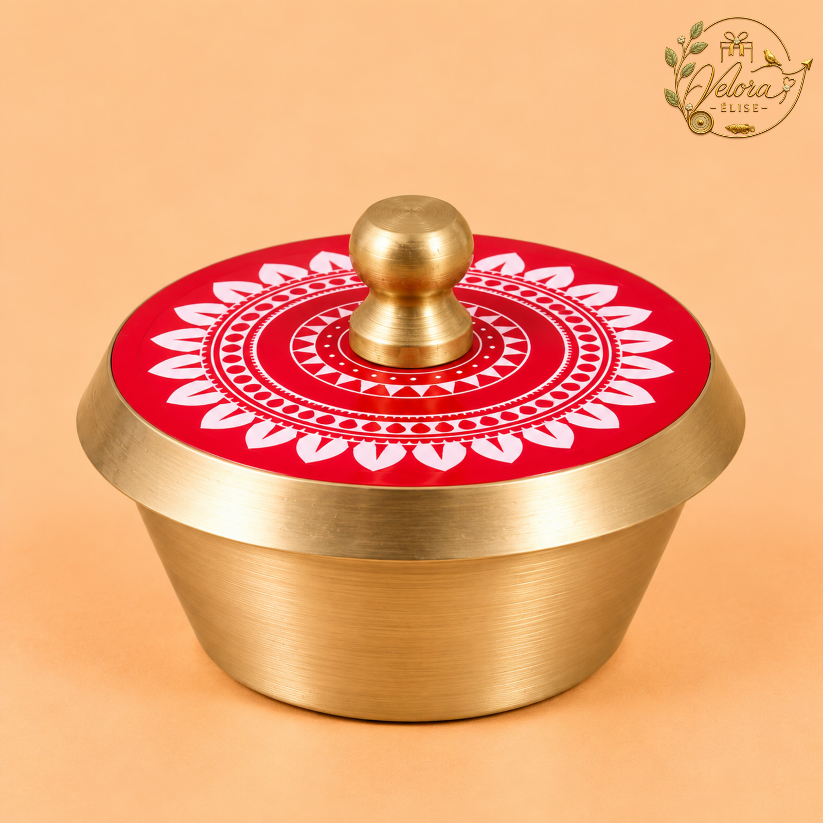 Brass Manjal Kumkum