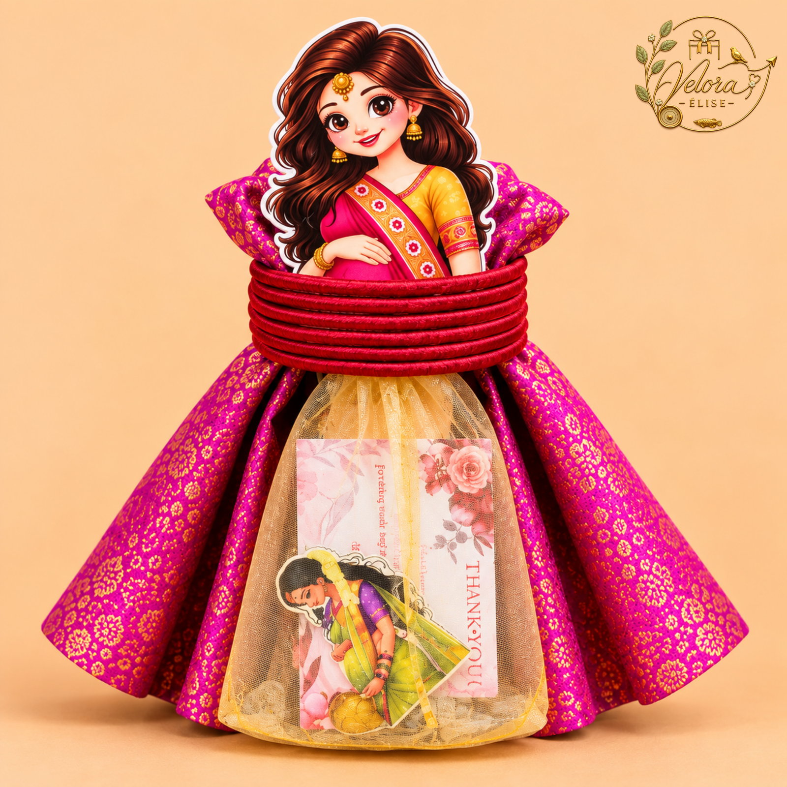 Blouse Bit With Manjal Kumkum & Bangle