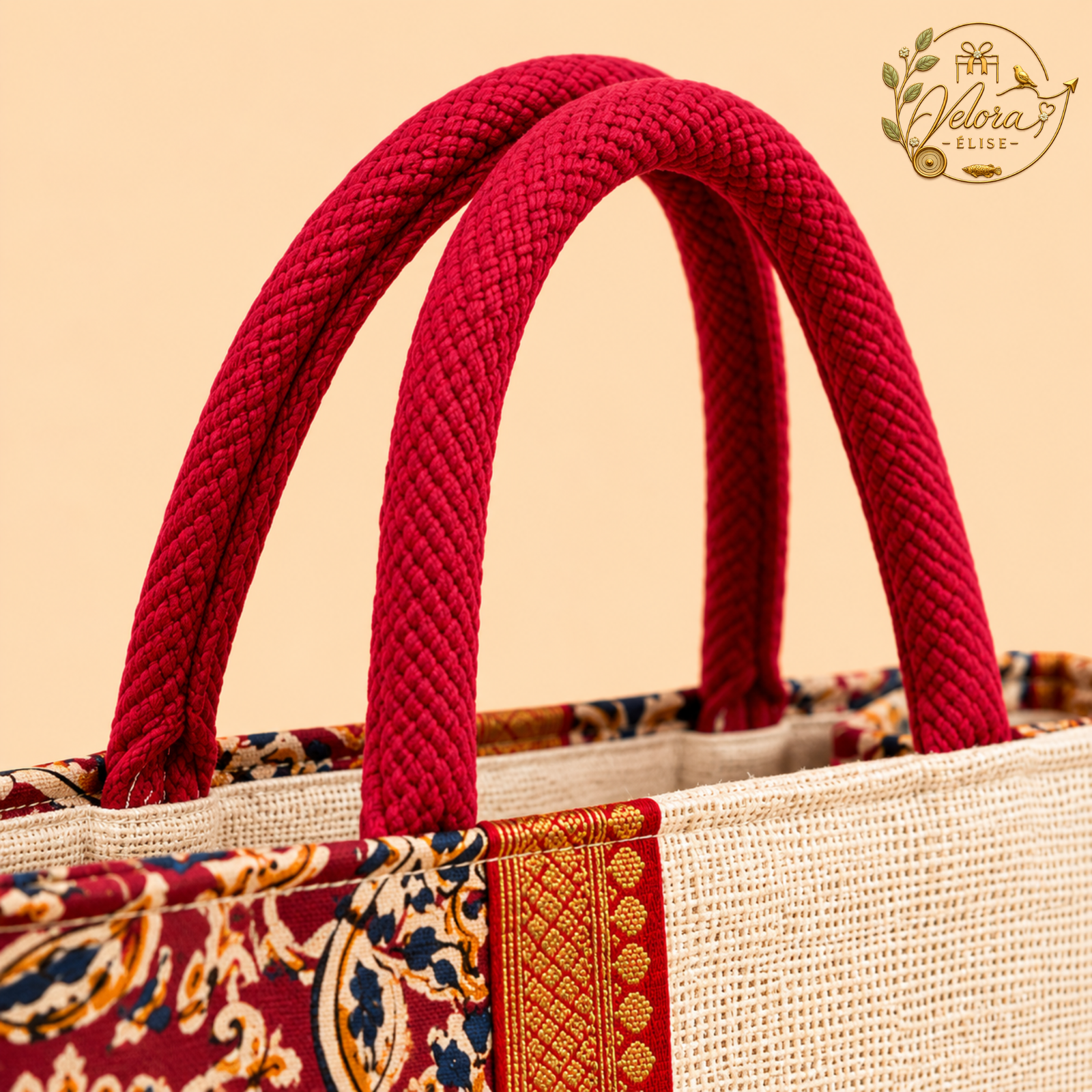 Kalamkari Jute Bag