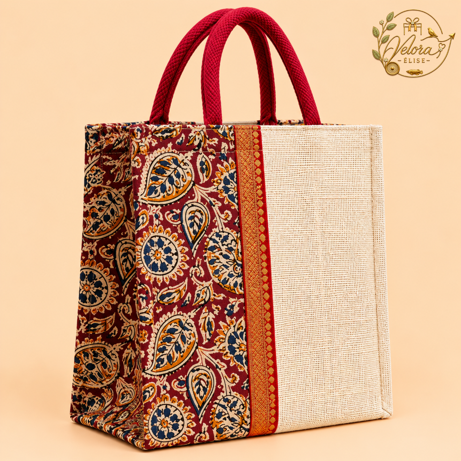 Kalamkari Jute Bag