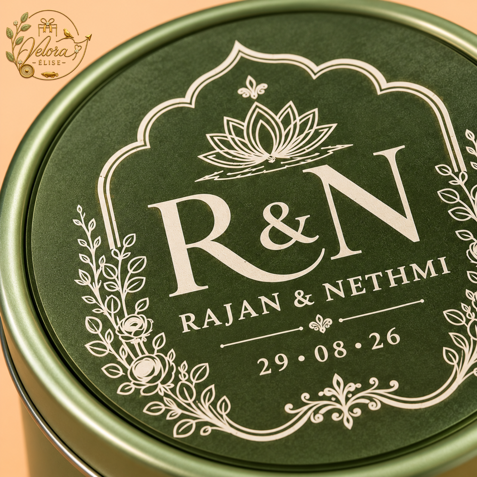 Personalised Engraving on Tin