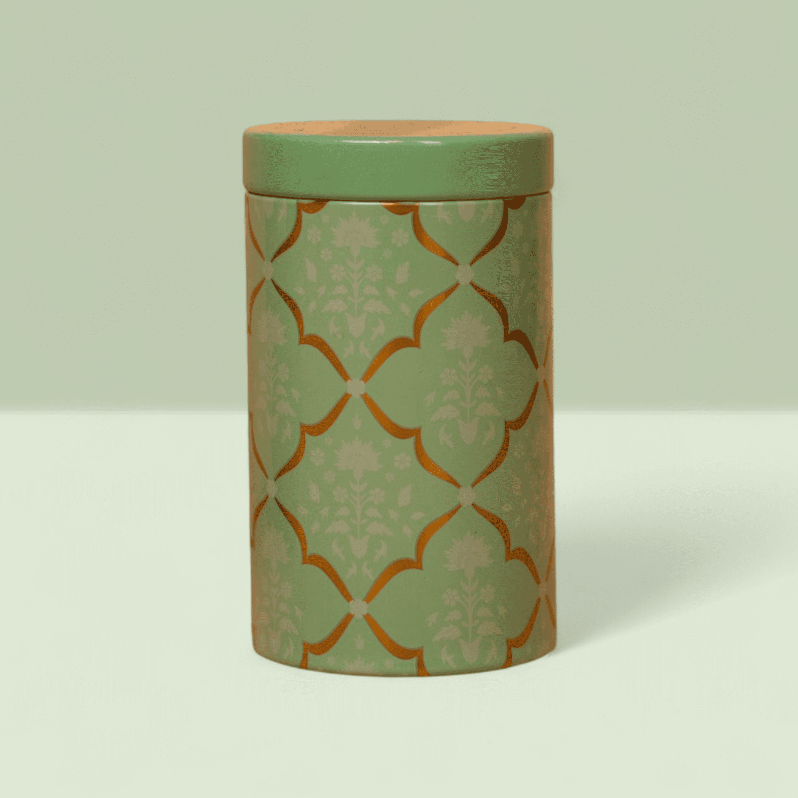 Velora Elise Heritage Pattern Premium Storage Canister