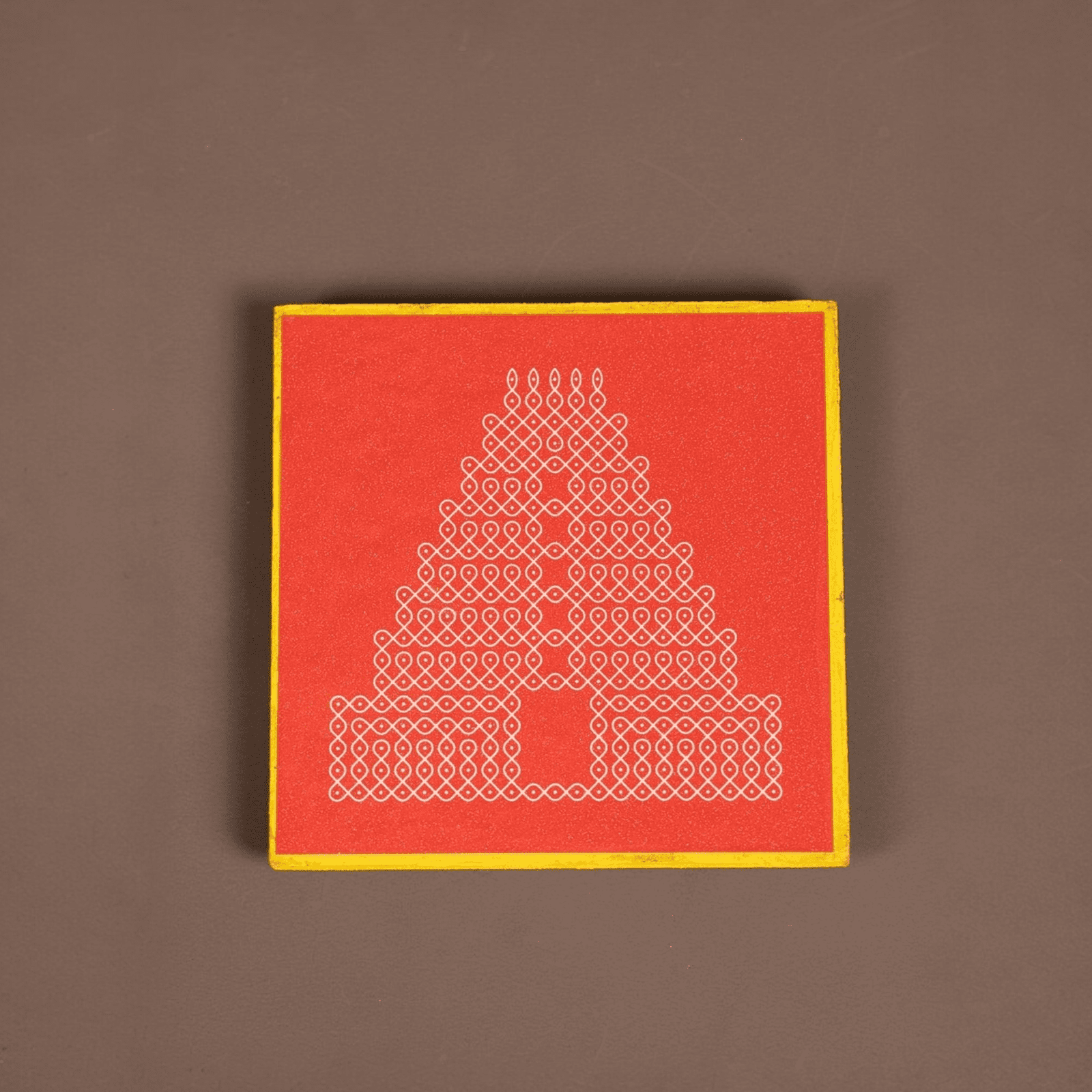 Velora Elise Sacred Kolam Art Decorative Frame