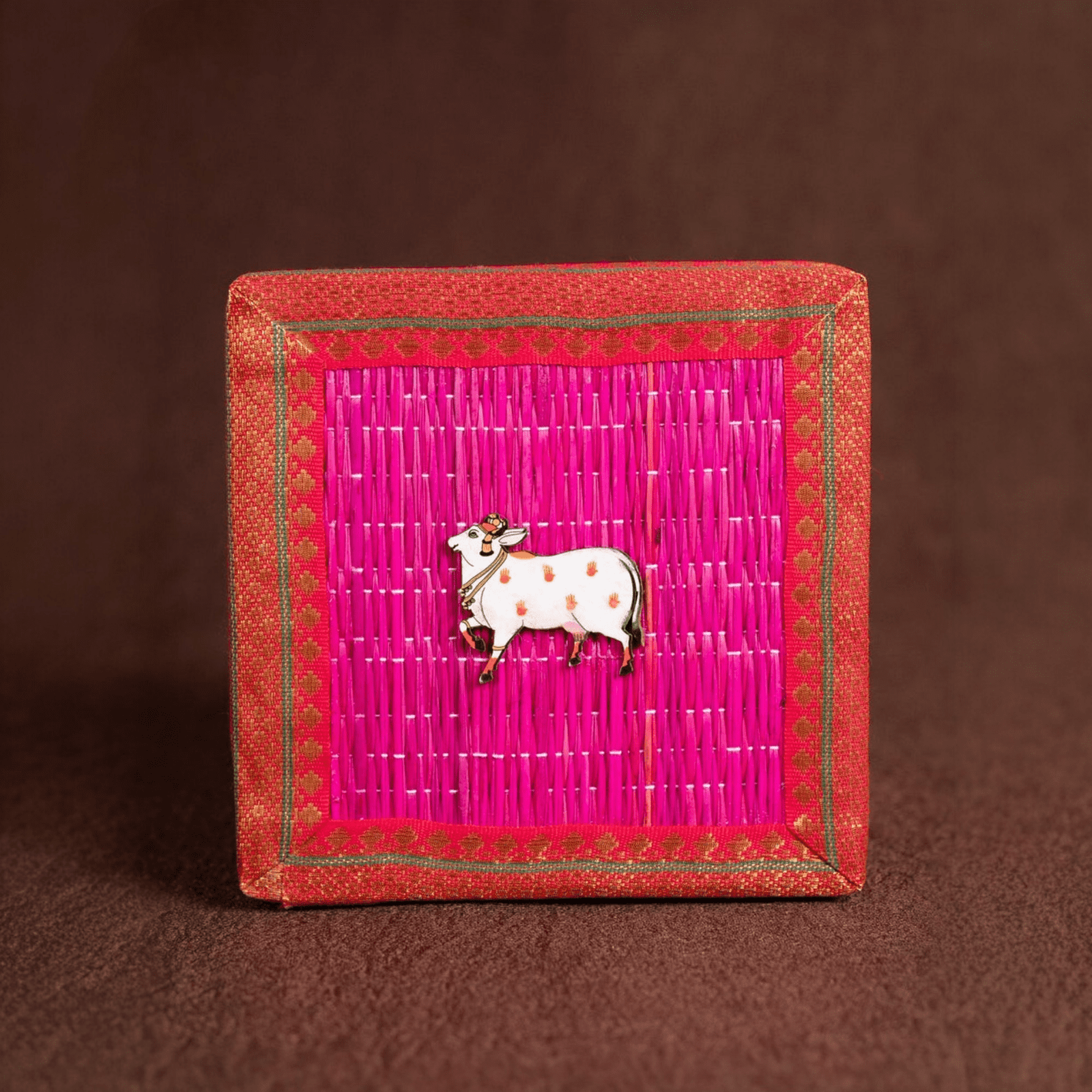 Velora Elise Traditional Handwoven Gift Storage Box